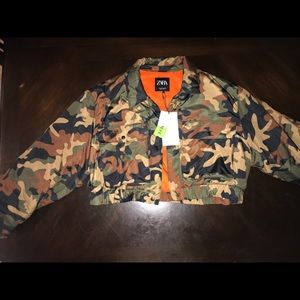 zara cropped camo jacket